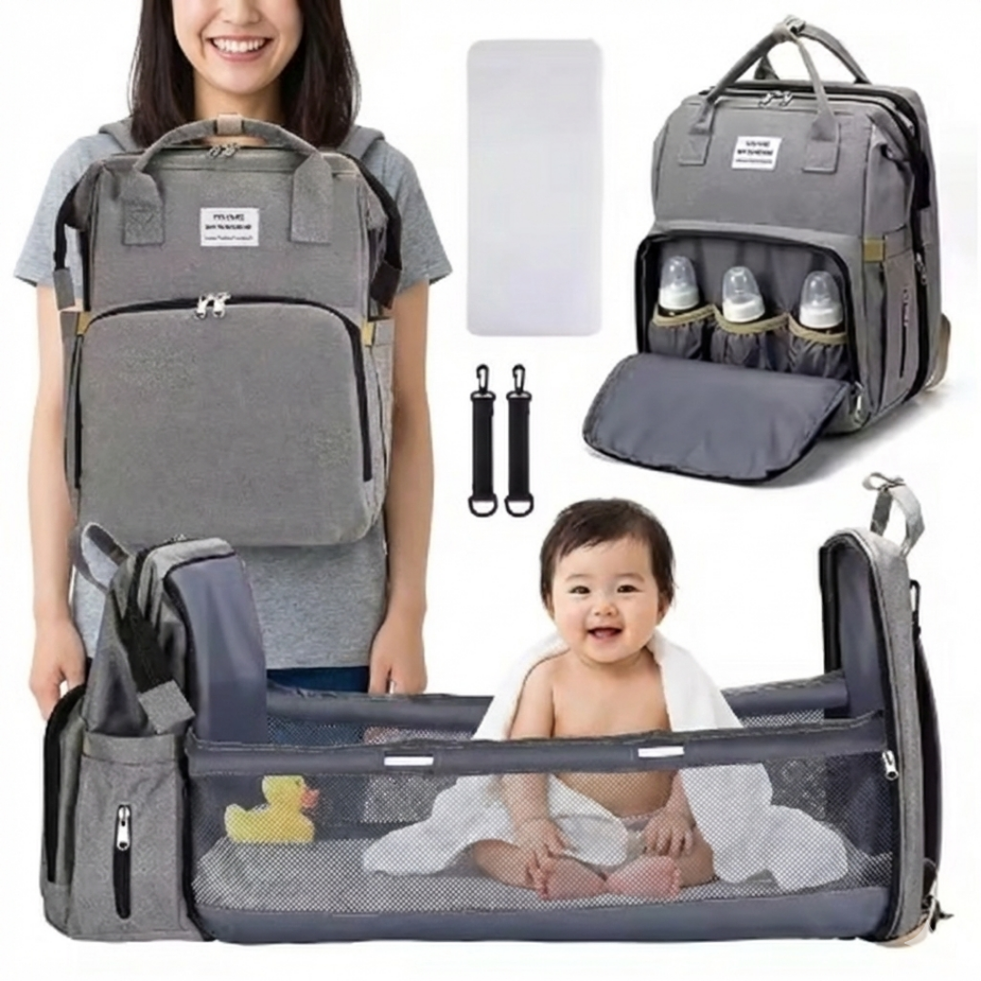 外出先でも、すぐおむつ替え。