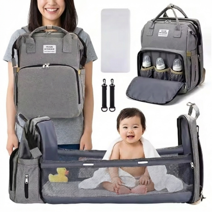 外出先でも、すぐおむつ替え。