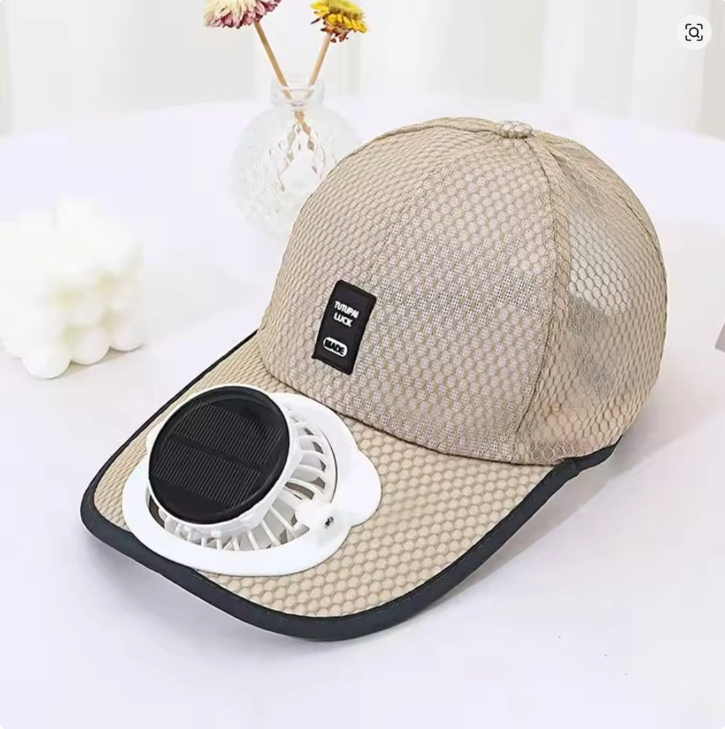 BreezeCap™ USB充電式涼風帽子