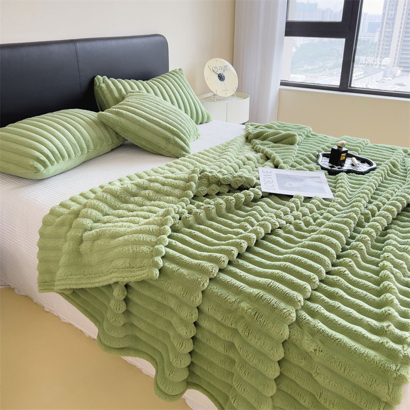 MaruPachi™もふもふ プレミアムブランケット（ラビットファー調）