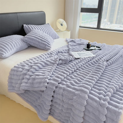 MaruPachi™もふもふ プレミアムブランケット（ラビットファー調）