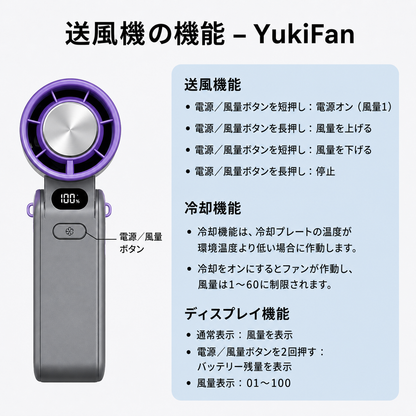 ❄️ Yukifan™   ハンディファン Pro